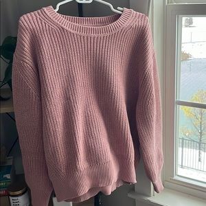 Pink gap sweater